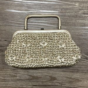 🔴 Vintage Joseph Magnin Woven Purse